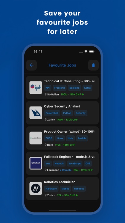SwissDevJobs screenshot-9