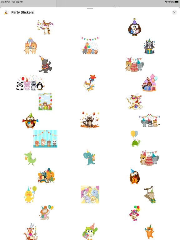 Screenshot #4 pour Party Stickers