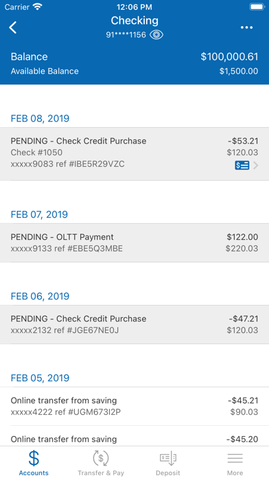 Raritan Bay FCU Screenshot