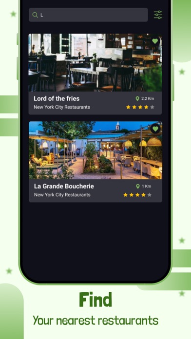 SLAPP - Restaurant Lists Screenshot