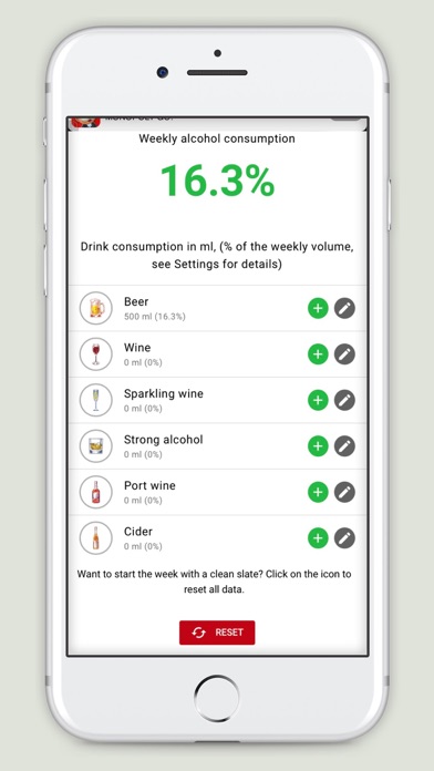 Mensura: Alcohol tracker Screenshot