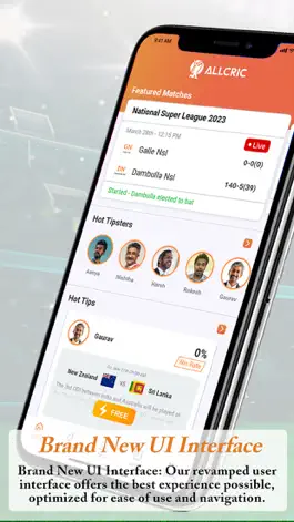 Game screenshot AllCric Cricket Live Score App apk