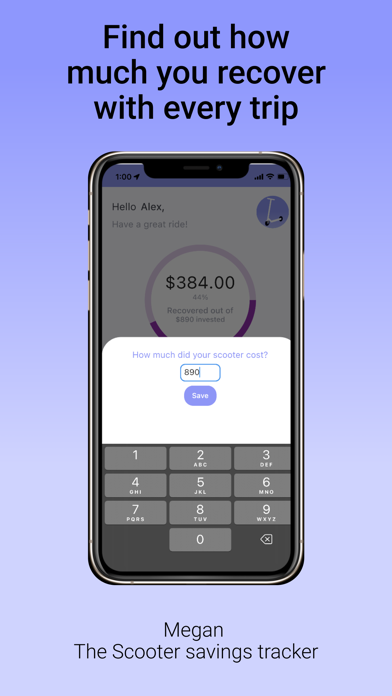 Megan - Your Scooter Savings Screenshot