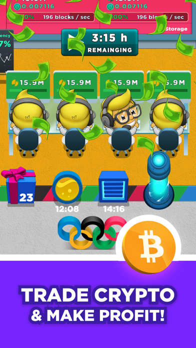 Crypto Idle Miner: Bitcoin Inc Screenshot
