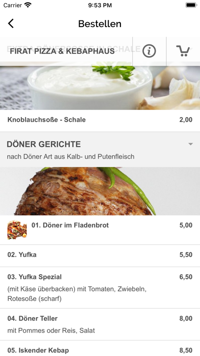 Firat Pizza und Kebaphaus Screenshot