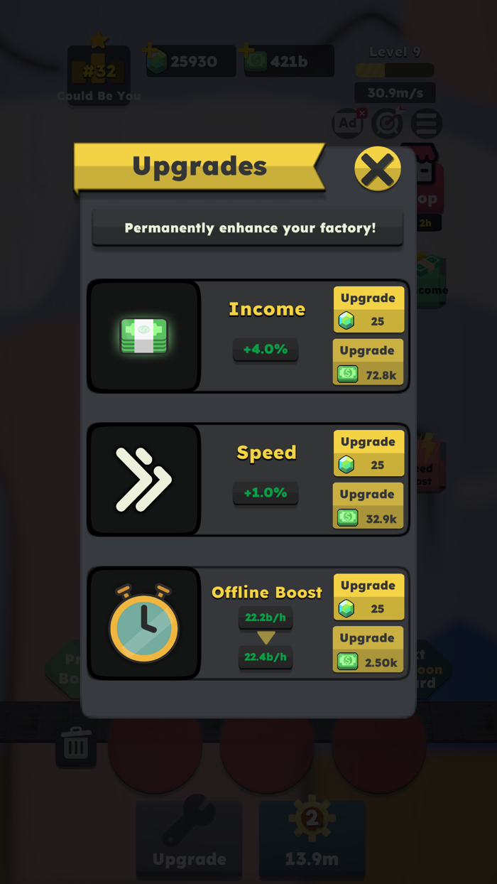 Idle Gear Factory Tycoon