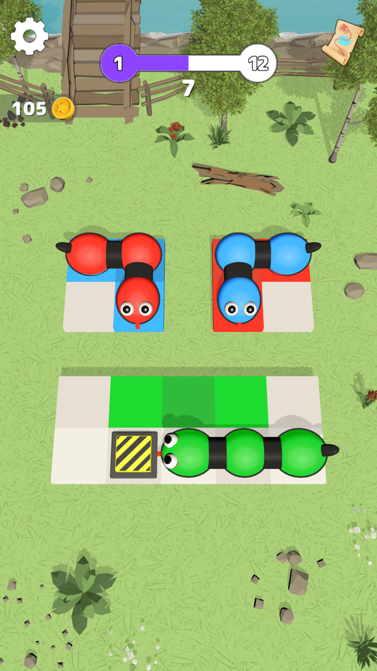#7. Rainbow Snake! (iOS) 由: NoBrain Studio