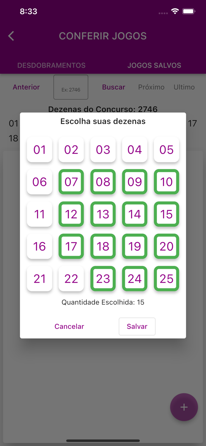 Lotofacil Resultados e 