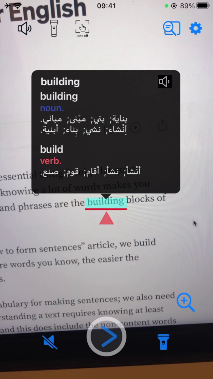 Camera Dictionary with WordNet