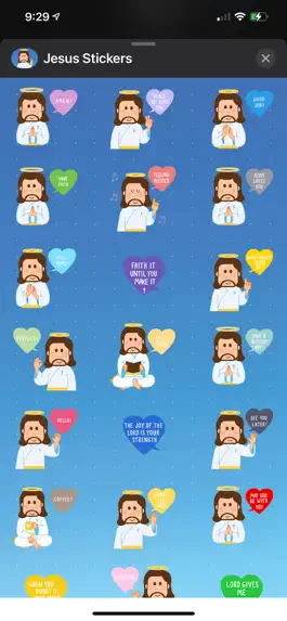 Game screenshot Jesus Stickers Animated hack