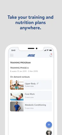 Game screenshot RISE Athletics and Wellness hack