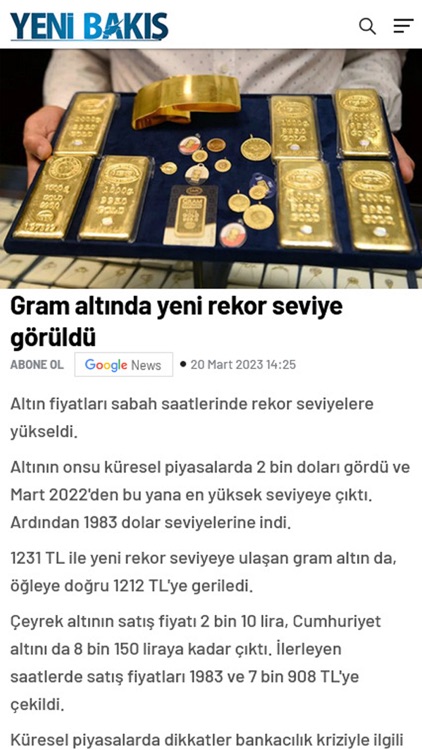 Yeni Bakış Gazetesi