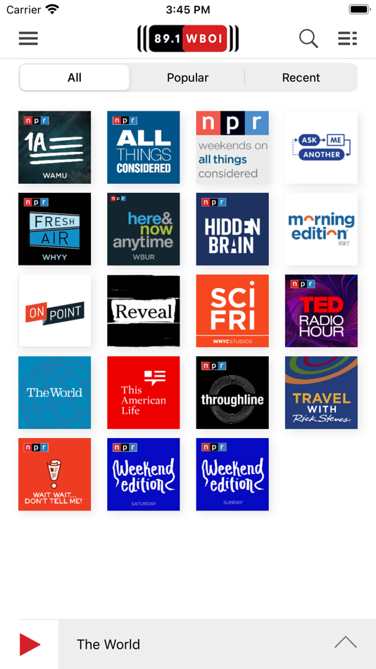 #4. WBOI Public Radio App (iOS) 由: Public Broadcasting Co of Northeast Indiana, Inc