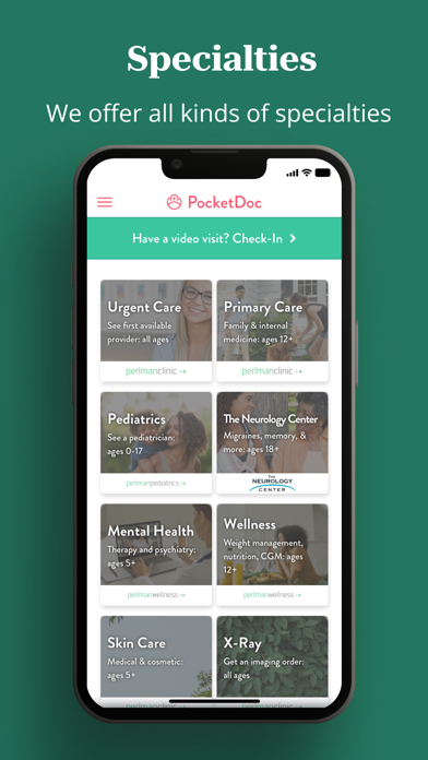 PocketDoc by Perlman Clinic Screenshot