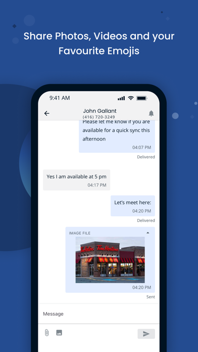 Sangoma SMS Screenshot