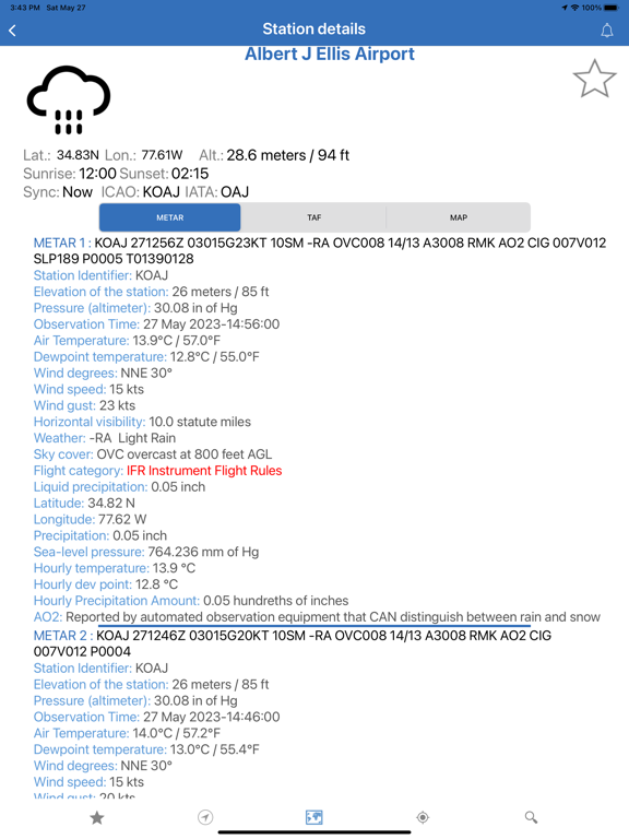 NOAA Aviation Live Sky Weatherのおすすめ画像1