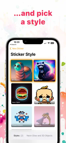 Game screenshot Magic Stickers - AI Art hack
