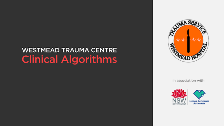 #1. Westmead Trauma Algorithm (iOS) By: Western Sydney Local Health District