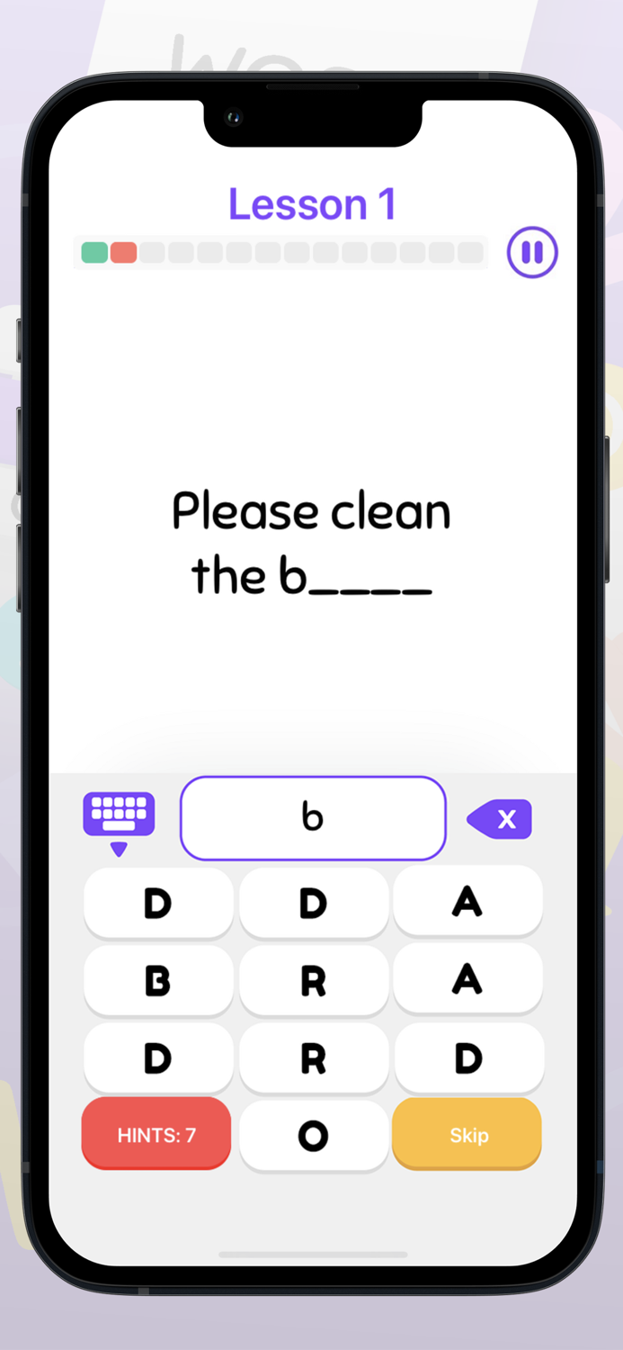 Words Quiz  Learn English ABC