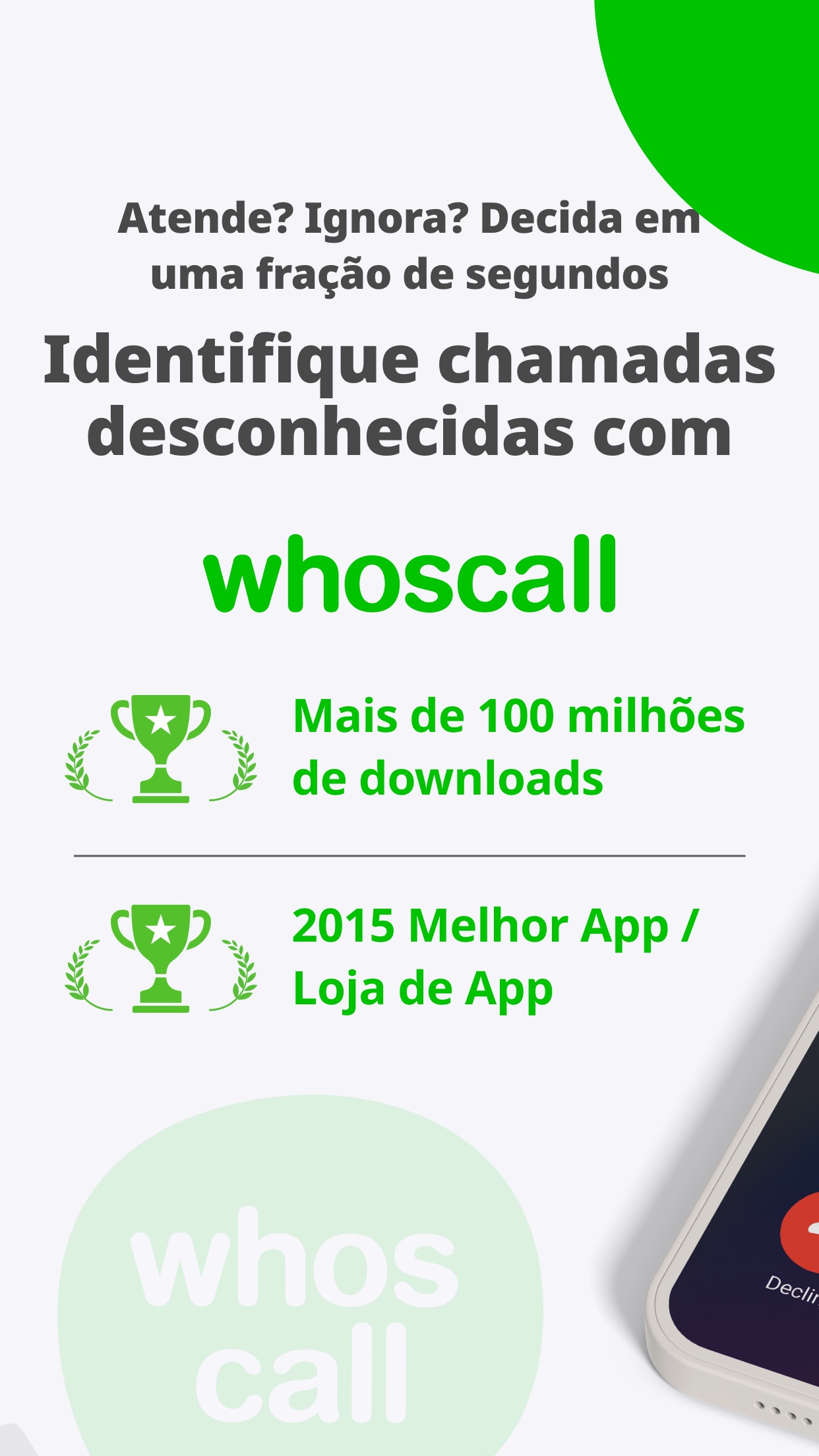 Screenshot do app Whoscall