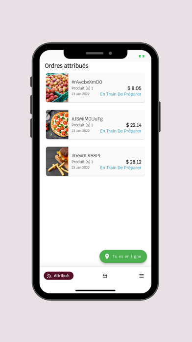 CongoX Livreur Screenshot