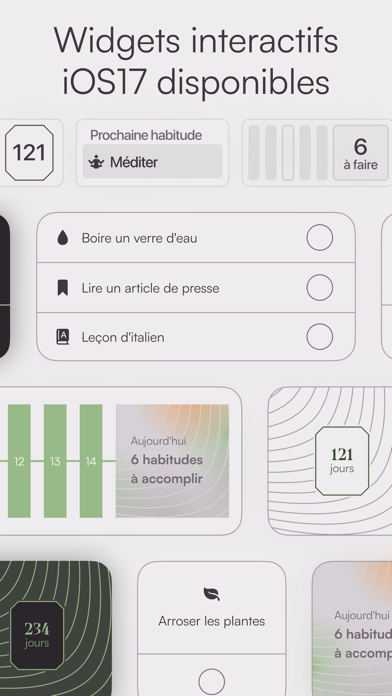 Screenshot #3 pour Habitudes, Suivi de résolution