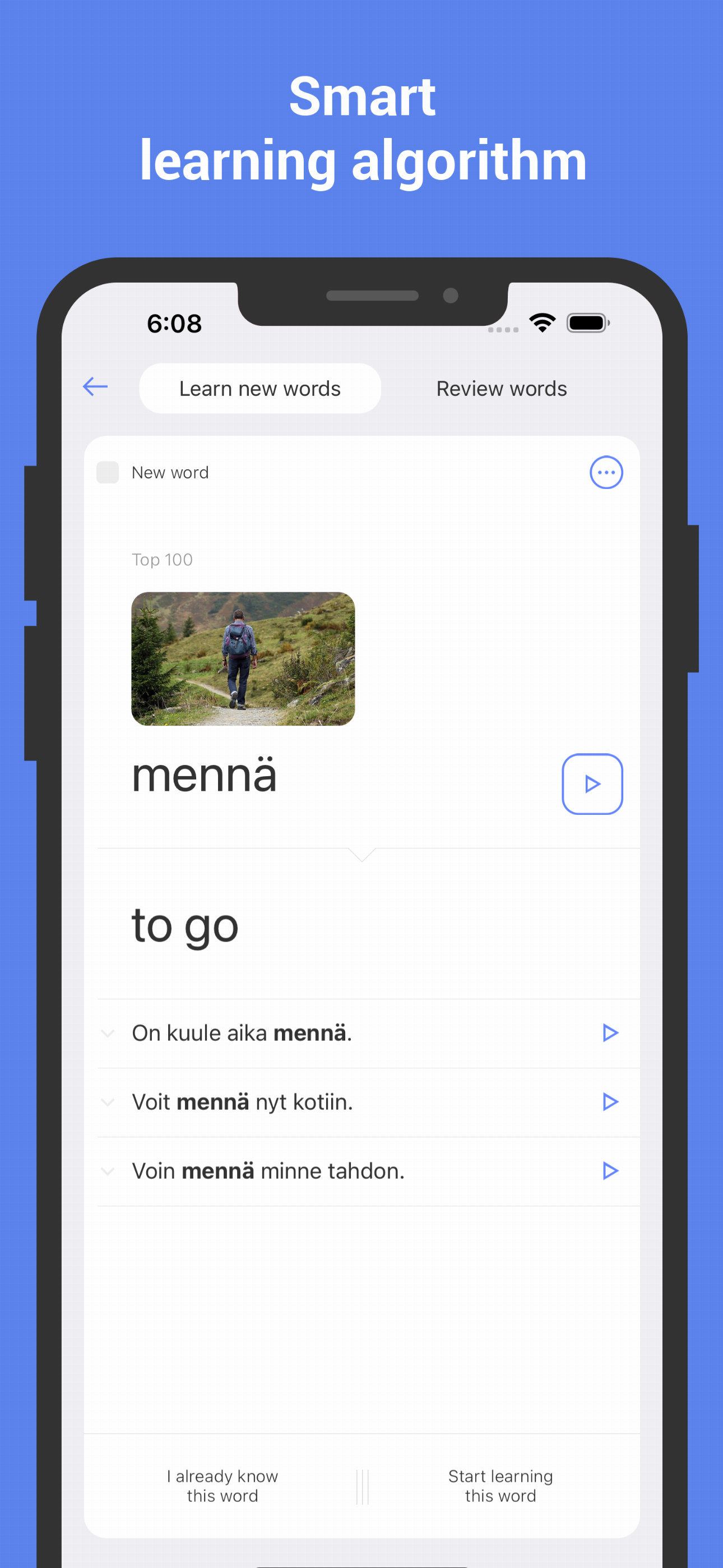 Learn Finnish with Flash cards