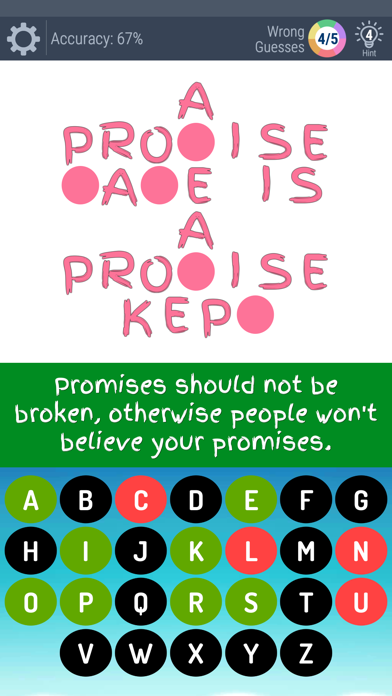Guess the Phrase & Proverbs Screenshot