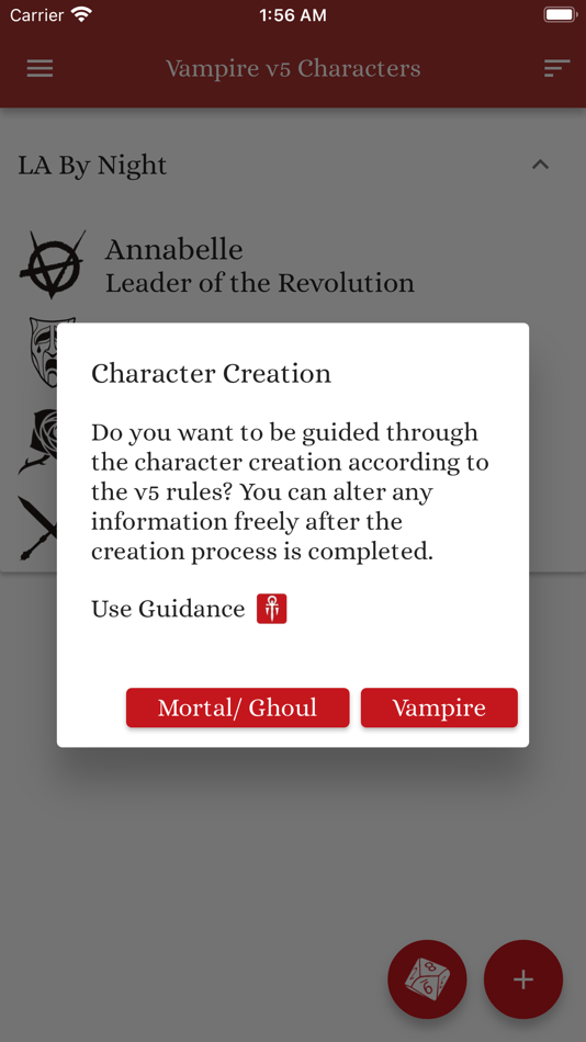#4. Vampire v5 Characters (iOS) Podle: Anne Bullert
