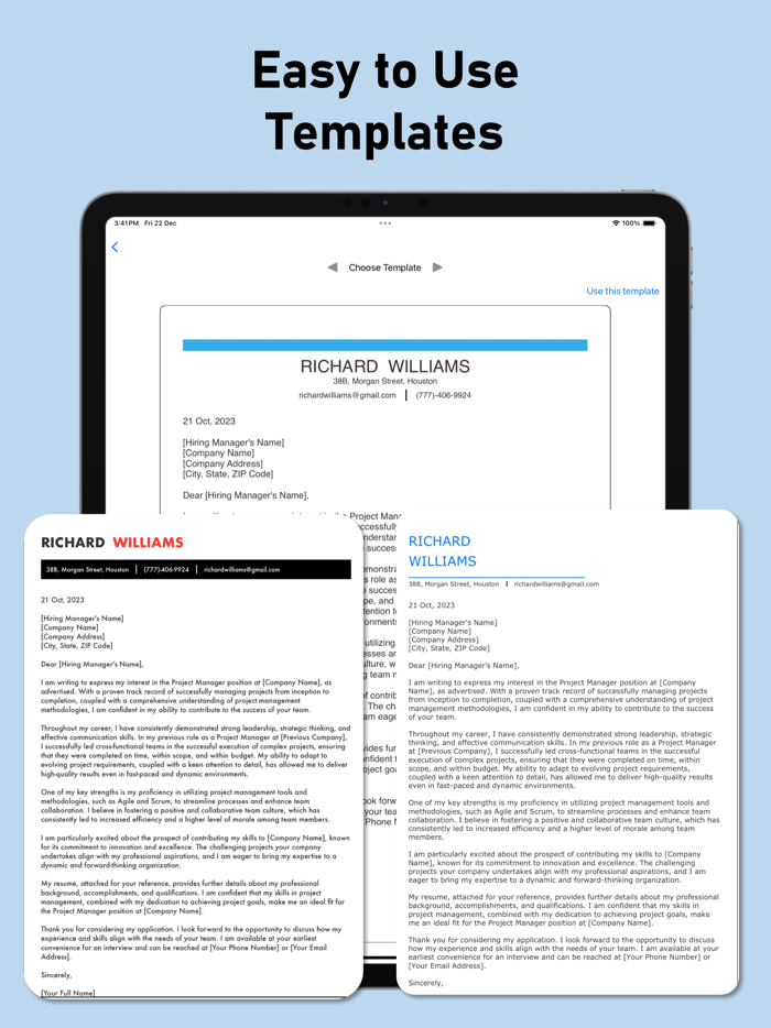 Cover Letter Creator with AI