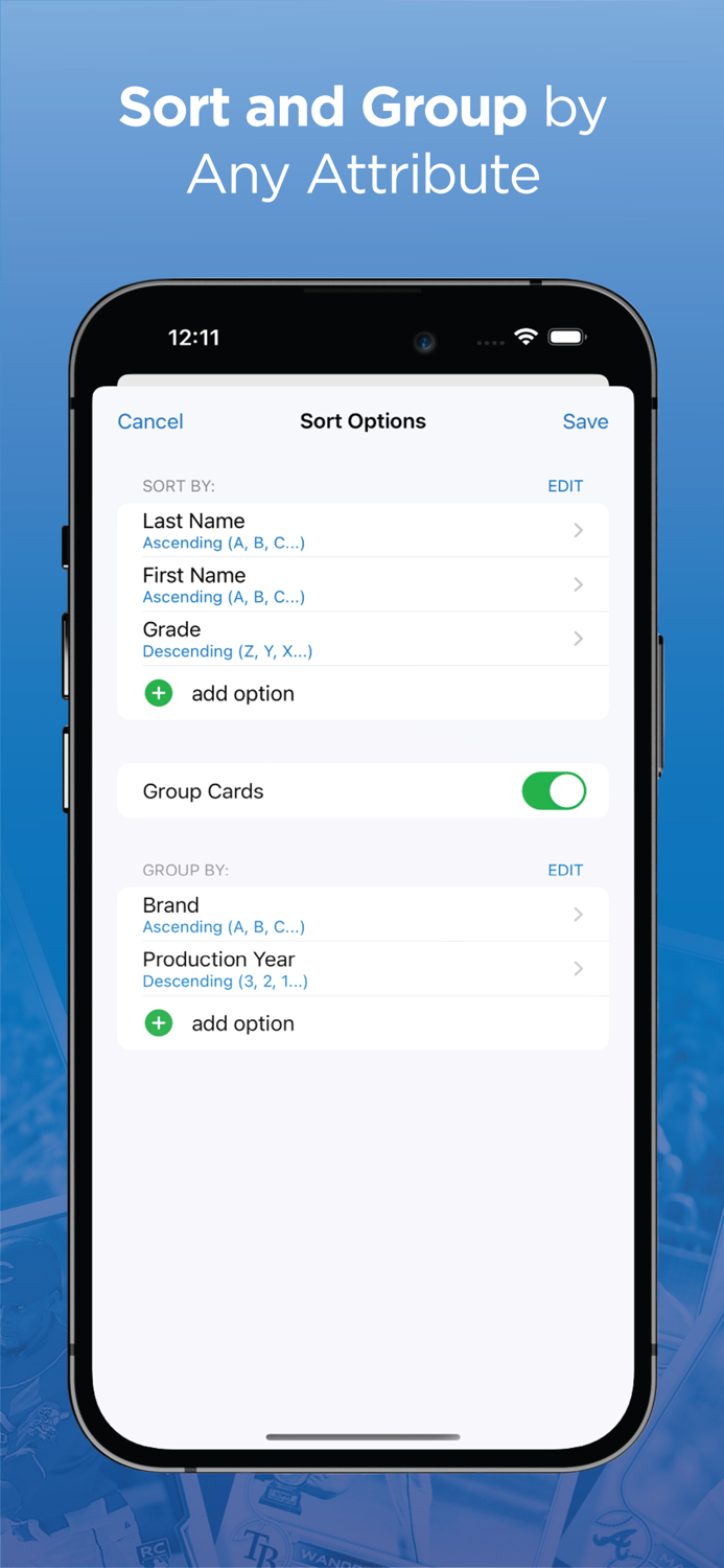 Cardstock Sports Card Scanner
