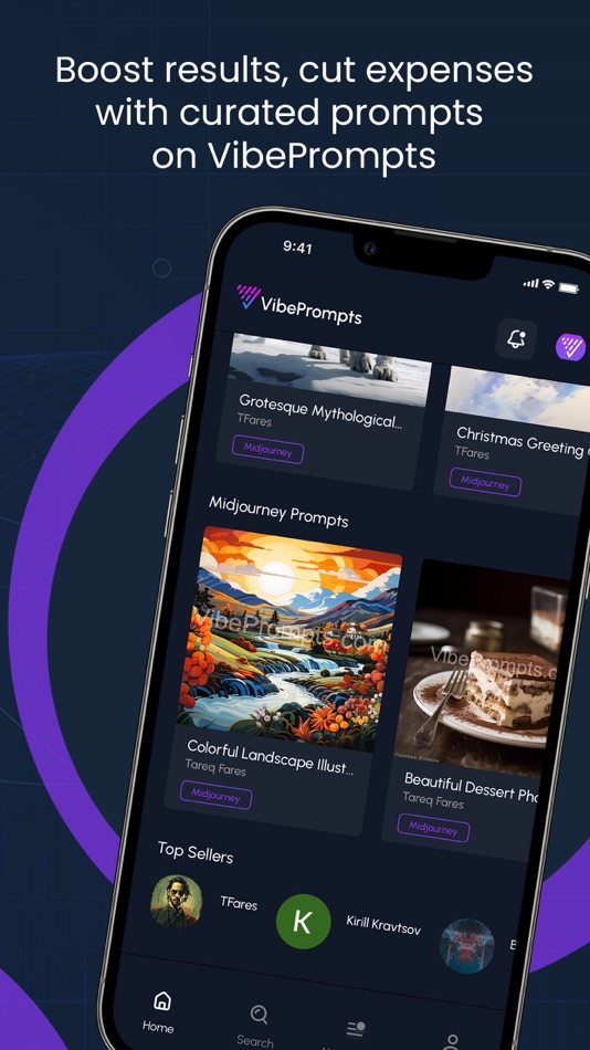 #3. VibePrompts (iOS) 由: Three Innovations