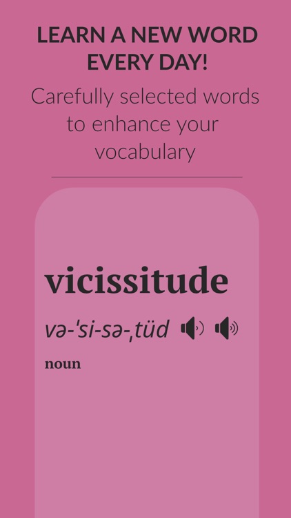 A Word A Day - English