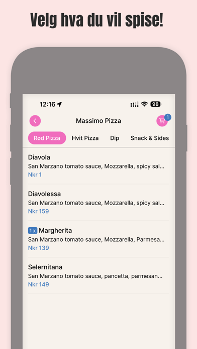 Massimo Pizza Screenshot