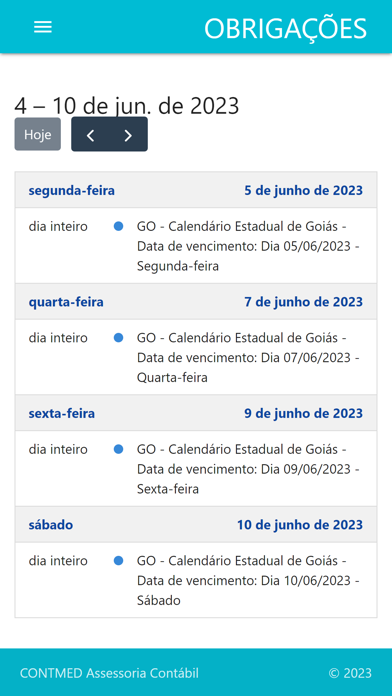 CONTMED Screenshot