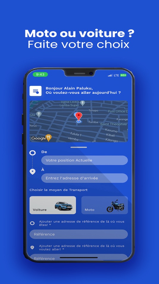 #2. Tex - Request a ride (iOS) Ved: Limbi Ngeve