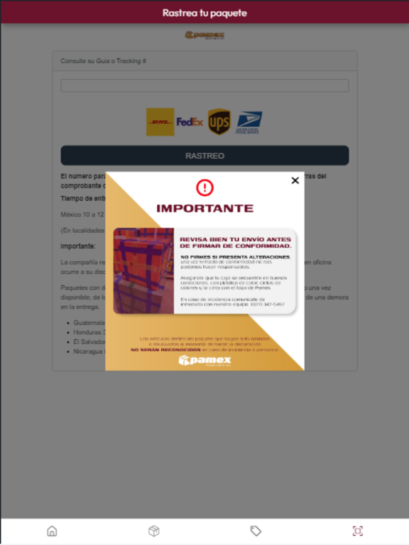 PAMEX iPad screenshot 7 - News app