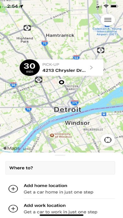 Metro Cab Detroit. Screenshot