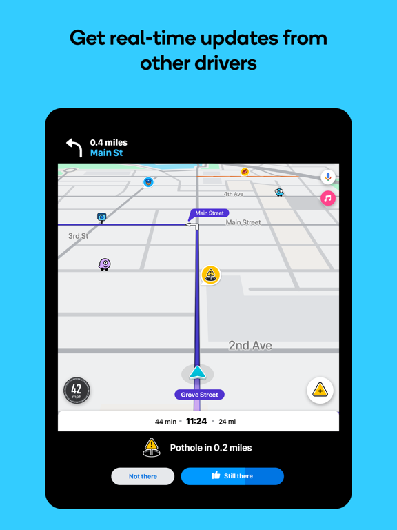 Screenshot #1 for Waze Navigation & Live Traffic
