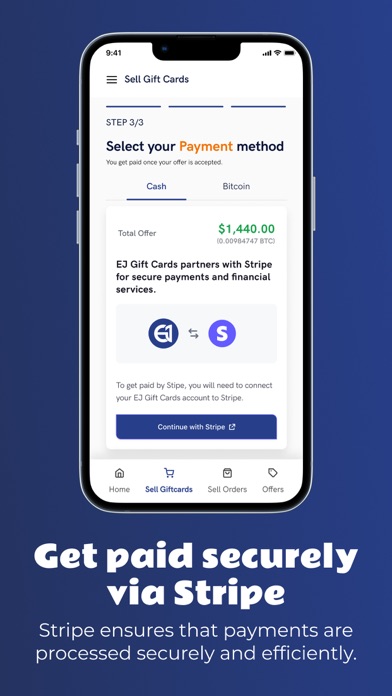 EJ Gift Cards Screenshot