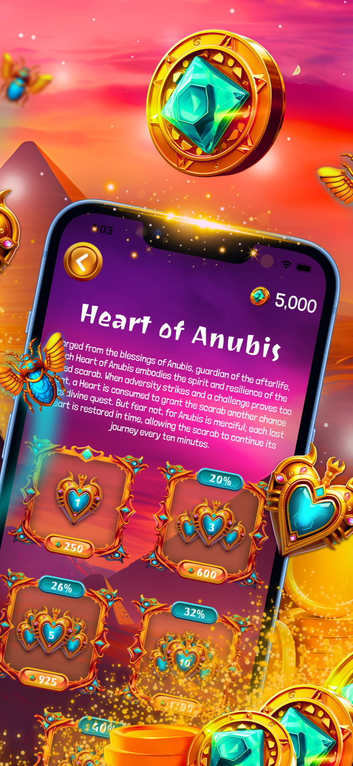 Scarab’s Golden Spin