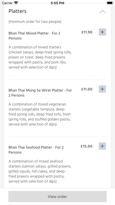 Bhan Thai, Aberdeen Screenshot