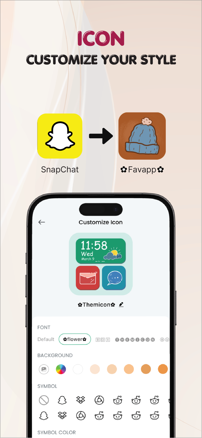 Themicon Widget and Icon Theme