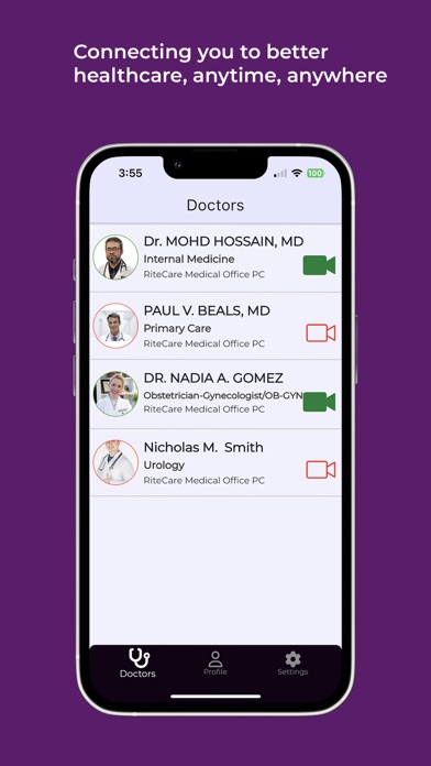 Teledoc Telemedicine Screenshot