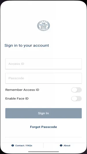 Walton State Bank Mobile screenshot 1