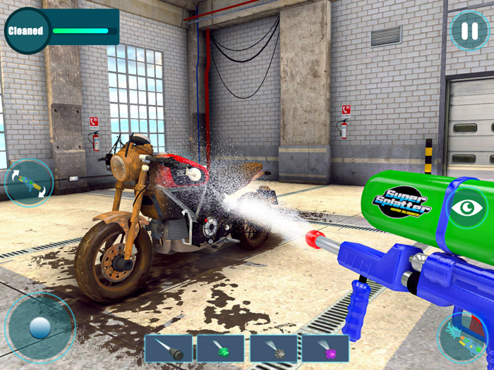 Power Gun Washer Simulator 3D