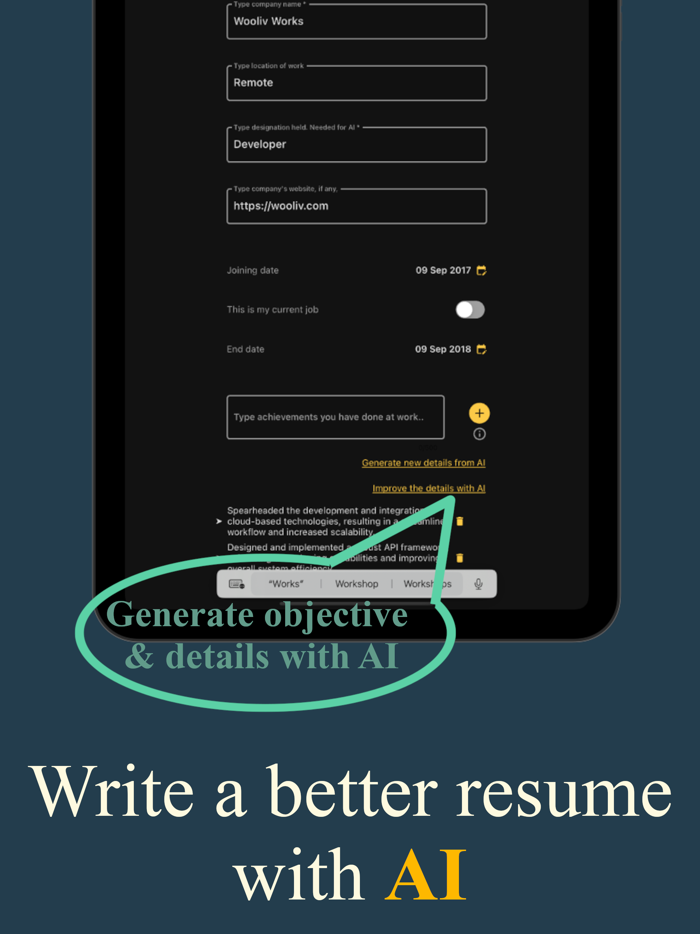 AI Resume Builder - Resji