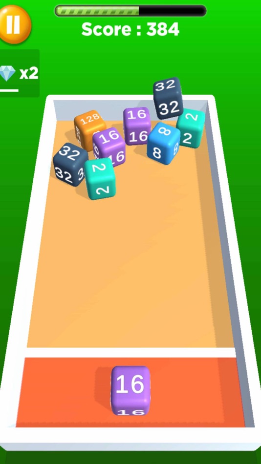 #2. 4096 3D Skillz Number Money (iOS) 由: Dcooyo