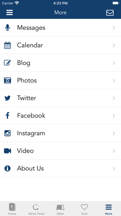 Canyon Ridge Baptist Church Screenshot