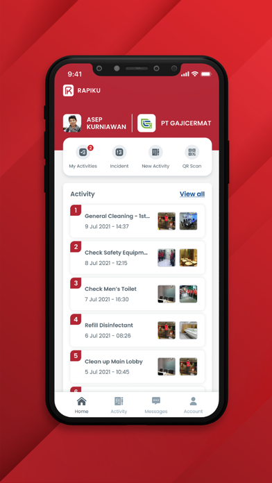 RapiKu - Cleaning Service App Screenshot 2 of 6